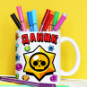 Кружка Brawl Stars с именем Даник Фото № 1